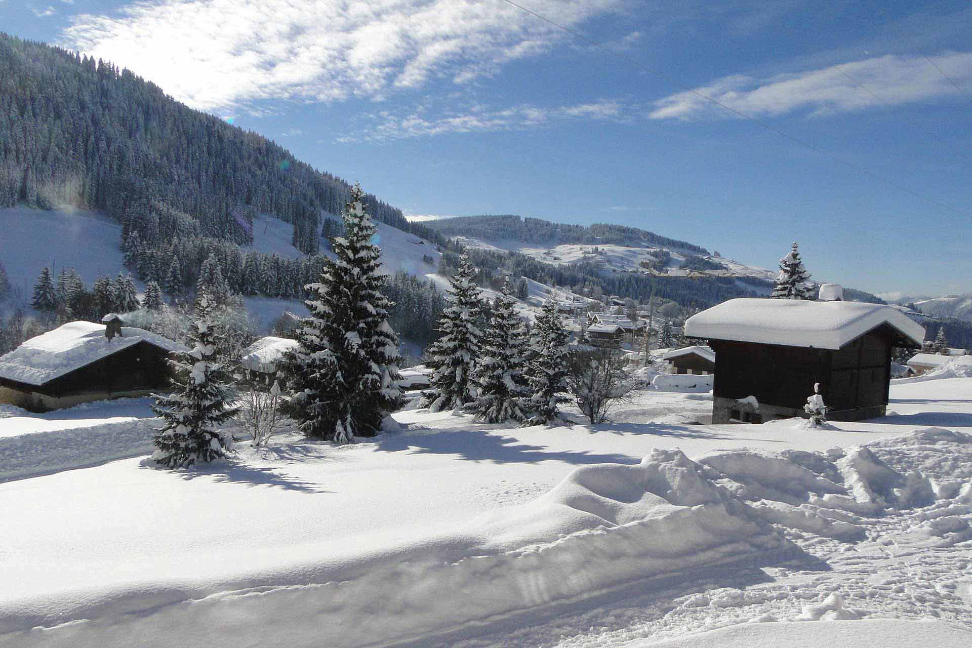 le chalet en hiver