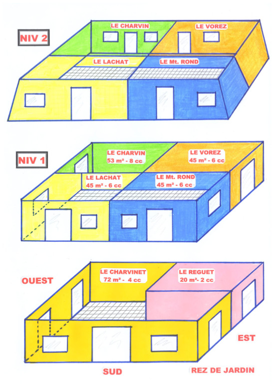 plan du chalet